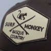 SURF MONKEY Trucker Cap 6P Curved Visor Adjustable Snapback Cap