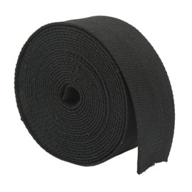 16MM Black Expandable Fiberglass Heat Shield Sleeve for Automotive Oil Pipe (7.5m / 25ft)