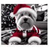Unbranded 20oz Sublimation Tumbler Wrap West Highland Terrier Santa Ready To Press