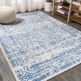 JONATHAN Y BMF108A-5 Bohemian Filigree Modern Indoor Area-Rug Floral Vintage Casual Easy-Cleaning High Traffic Bedroom Kitchen Living Room Non Shedding, 5 X 8, Cream
