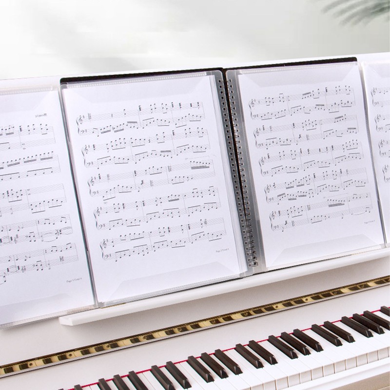 Sheet Music Folder A4 Writeable Detachable Waterproof Music Loose Leaf