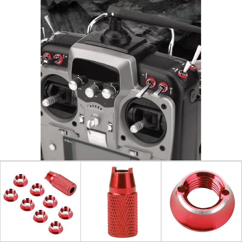 Metal Switch Nut Wrench Radio Control Controller Upgrade Part Set