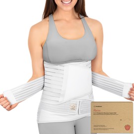 3 in 1 Pack for Postpartum Recovery - Abdominal Band for Pregnancy, Maternity - Belt for Women Body Shaper - Shapewear Belt