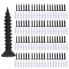 ZipSeven M4 Black Wood Screws Kit 100 pcs Phillips Flat