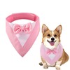 aoozleny Dogs Tuxedo Formal Cats Wedding Bandana Dog Collar with