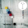 sourcing map 2 Pack Pipe Support, Stainless Steel Pipe Support