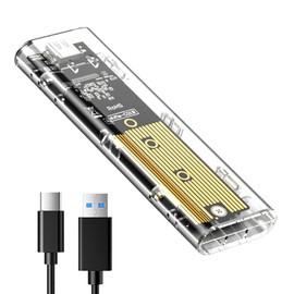 NVME Enclosure M.2 SSD Housing NVME USB Adapter, SSD Adapter M2 SSD Housing PCie M2 Adapter 10Gbps USB 3.1 Gen2 for SSD M2 Housing Size 2230/2242/2260/2280 Supports UASP