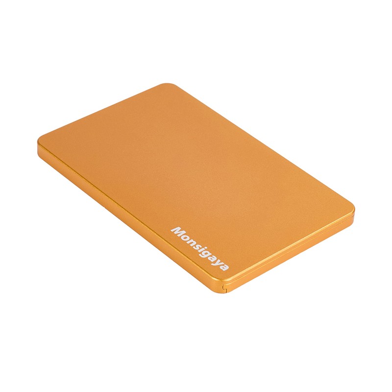 Monsigaya Ultra-thin Edition 20 Compartment Metal Storage Box(Golden)
