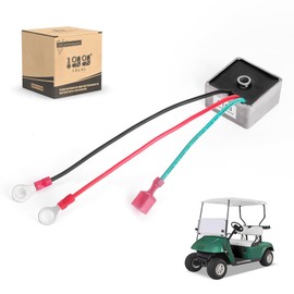 10L0L Golf Cart Voltage Regulator Rectifier fit EZGO TXT & RXV 1994-UP Gas, Club Car 1984-1991, Columbia/ParCar 1982-1994, Replace OEM 27739-G01, 27739G01