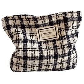 ROZKVIKA Cosmetic Bag Makeup Bag with Zipper Makeup Organizer Portbale Travel Toiletry Bag Make-up Pouch Cosmetic Bags Cosmetic Case Brushes Organizer for Girls Travel Vacation Gifts for Women