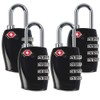 4 Dial Digit TSA Approved Travel Luggage Locks Combination for