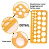 Circle Template, 1 mm - 36 mm Circles Diameter Hole