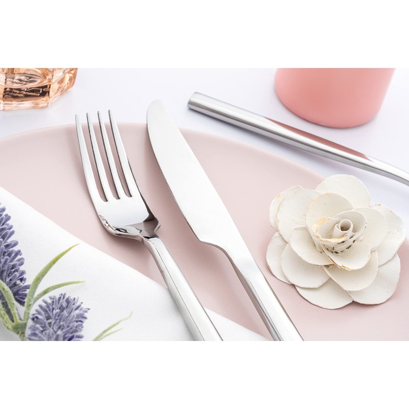 Grunwerg Contemporary Collection Chopstick Teaspoons TESCHP, 18/0 Stainless Steel, Set