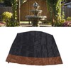 NOENNULL Garden Fountain Cover 420D Water Fountain Cover Coated Water