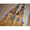 Lee Jofa Carousel 11.5" Double Tassel Tieback Yellow Blue for