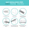 EVOGES 316 Stainless Steel Bird Spikes for Pigeons & Seagulls