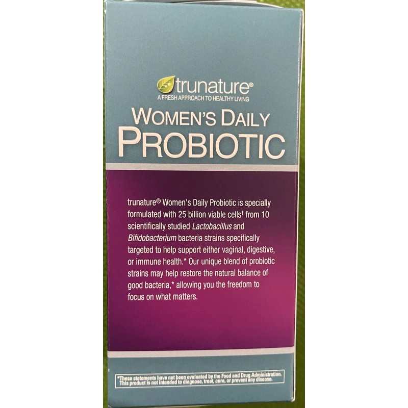 TruNature WOMEN's Daily PROBIOTIC. 90 Capsules.