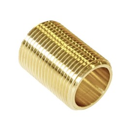 3/4" x 27mm Brass Running Nipple (Known as Threaded Nipple/Nipple Fittings/Threaded Nipple Fitting/Nipple Pipe Fitting Also Available in 1/2 Inch, 3/4 Inch and 1 Inch BSP)