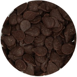 FunCakes Deco Melts Gusto Choco Fondente - Sciogli nel microonde e versa in qualsiasi stampo. Prepara caramelle, lecca-lecca e decora torte e cupcake - 250 g