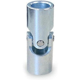 Geiger Universal Joint Knee Brace - Steel - Diameter 15 mm - for Manual Roller Shutters with Crank Handle - Ball Joint for Awning and Roller Shutters