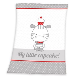 Herding 149561014 Baby My little Cupcake Design 75 x 100 CM 100% Polyester / microfibre