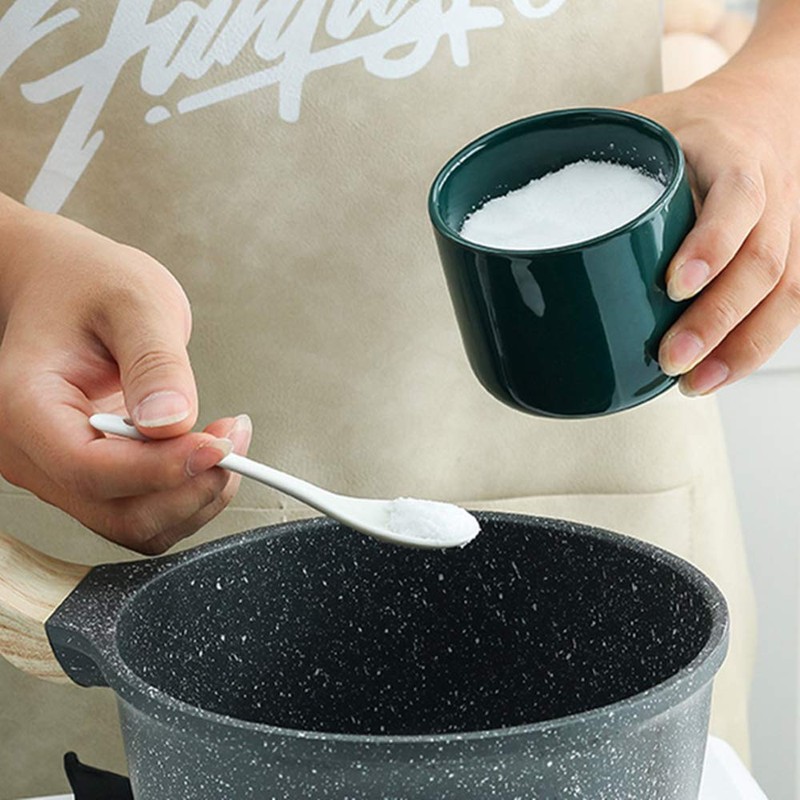 OnePine 260 ml / 9 oz Ceramic Spice Jars Salt