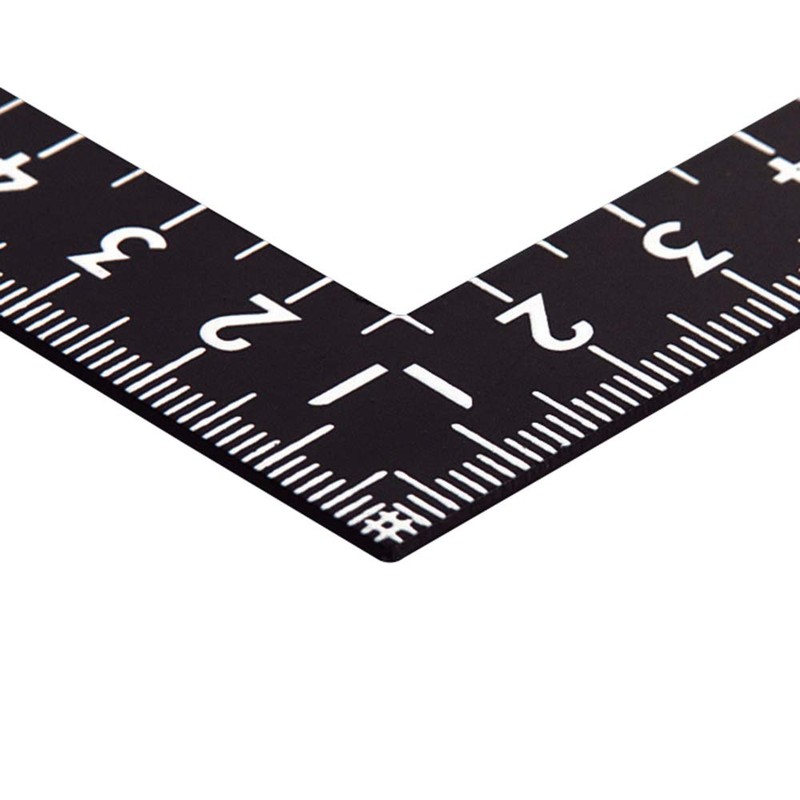 Shinwa Rules White Sunday Carpenter's Square 11.8 x 5.9 inches