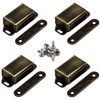 4 Pack Magnetic Cabinet Door Catch- Stainless Steel Closet Catches