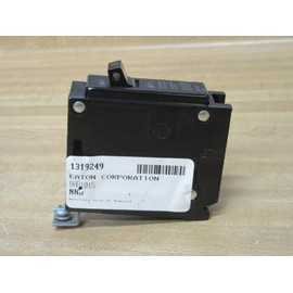 Eaton BAB1015 Bolt-On Mount Type BAB Industrial Miniature Circuit Breaker 1-Pole 15 Amp 120/240 Volt AC Quicklag