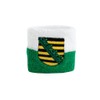 Flaggenfritze Sweatband with German Flag Design of Saxony, Set of