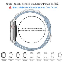 HANDODO Women's Genuine Leather Watch Band, 1.9 inches (49 mm), 1.8 inches (46 mm), 1.7 inches (45 mm), 1.7 inches (44 mm), 1.6 inches (42 mm), 1.6 inches (41 mm), 1.6 inches (40 mm), 1.5 inches (40