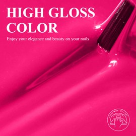 Imtiti Rose Gel Nagellack, 1 Stück Jelly Rose Red Soak Off UV LED Gel Lack, Langlebig, Nagelkunst Maniküre Salon DIY zu Hause für Frühling und Sommer (0.34 Fl Oz-953)