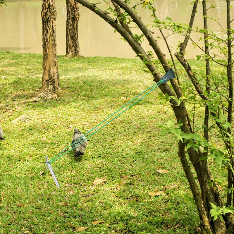 KONTONTY 9pcs Heavy Duty Tree Staking Straps Stakes Ropes Bark