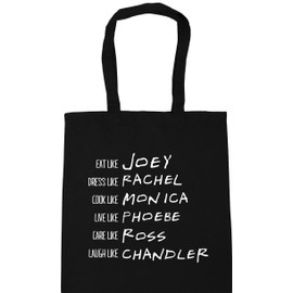 Hippowarehouse Be like Rachel Monica Phoebe Joey Chandler Ross Tote Shopping Gym Beach Bag 42cm x38cm, 10 litres