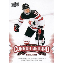 2023-24 Upper Deck Hockey Connor Bedard Collection #2 Connor Bedard Rookie Card RC Hockey Card