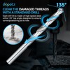 Dapetz ® 15Pcs Helicoil Thread Repair Kit M14 X 1.5