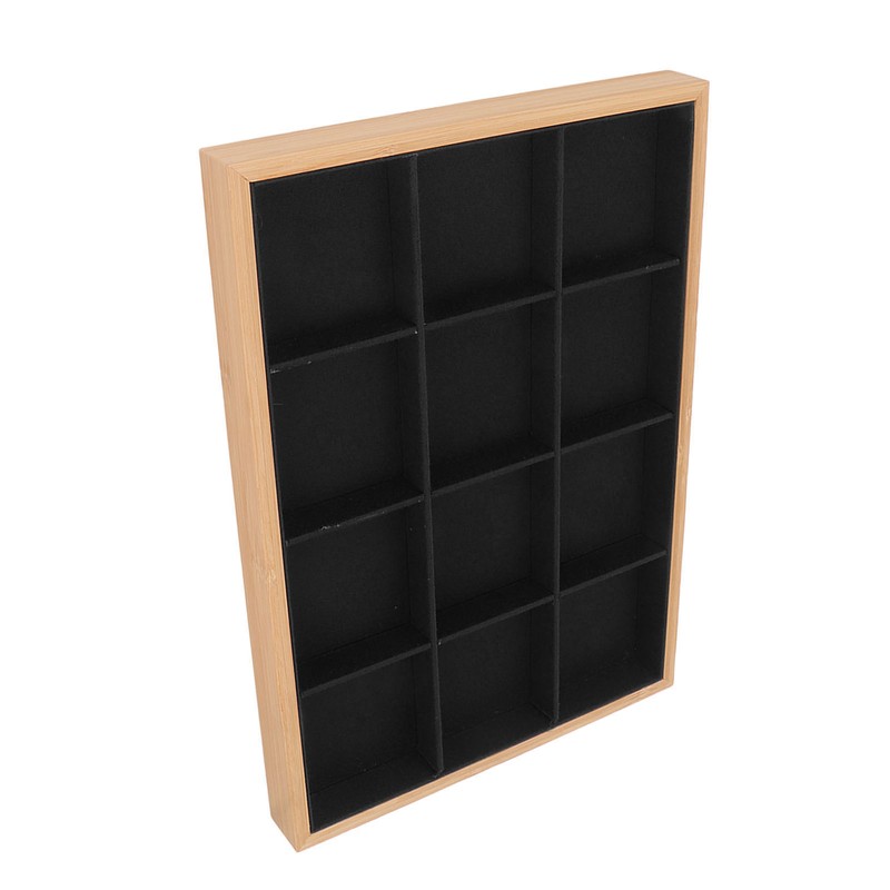 12 Grid Jewelry Tray Soft Elegant Appearance Strong Light Weight