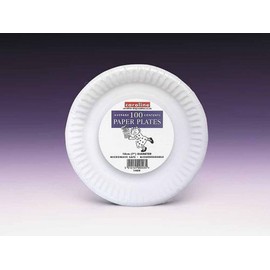 Caroline T1409 Paper Plates White 7In X100