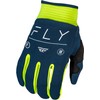 Fly Racing 2024 Adult F-16 Gloves (Navy/Hi-Vis/White X-Small)