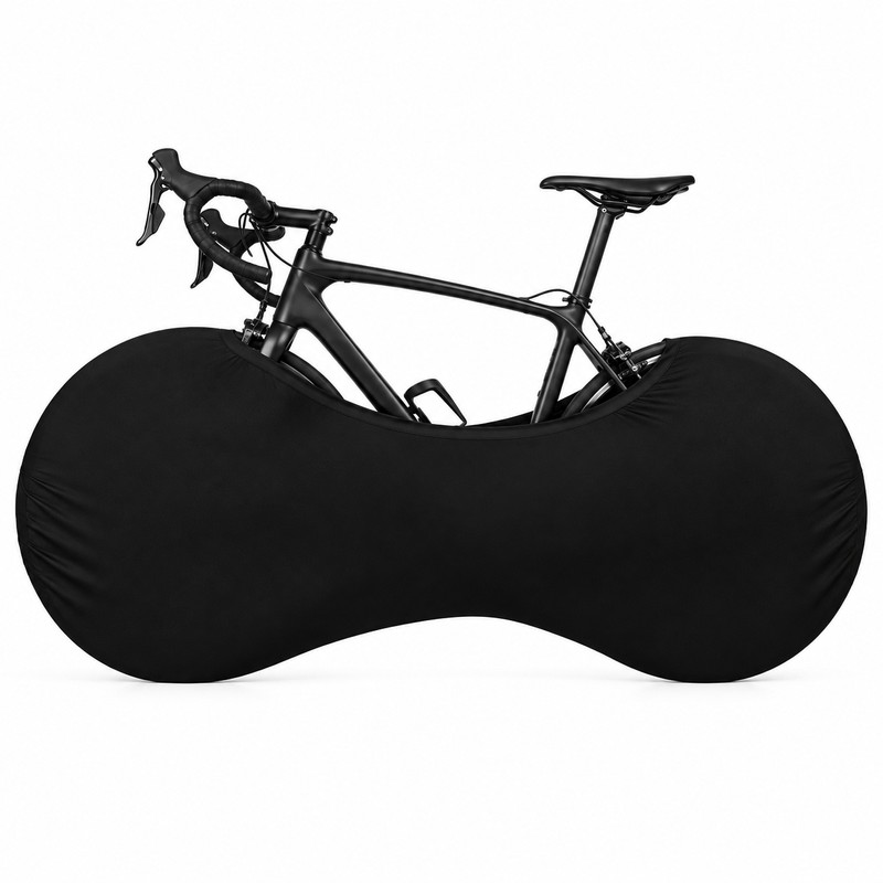 Bicycle Storage Cover for Indoor Protection – Black Wheel &