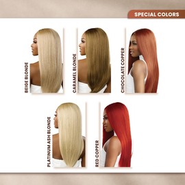 Sensationnel Bare Lace 13X6 Wigs - Unit 18 Lacefrontal Glueless Synthetic 180 Degree Preplucked Hairline (BEIGEBLONDE)