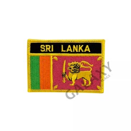 Sri Lanka Patch / Sri Lanka Flag / Iron On
