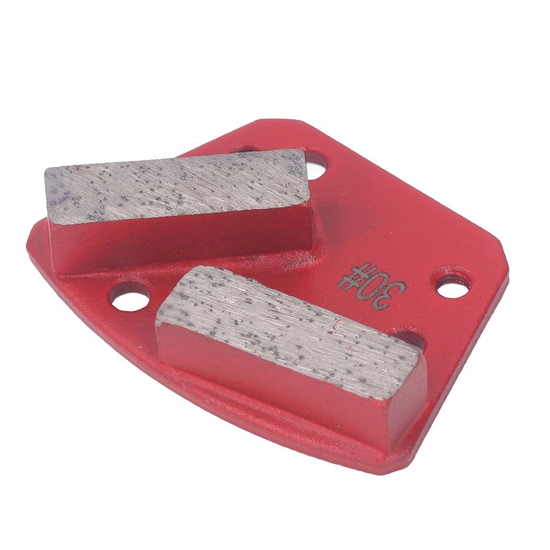 3Pcs Diamond Grinding Shoes 30 Grits Trapezoid Concrete Floor Cutting