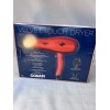 Conair 1875 Watt Velvet Touch Hair Dryer Red Fast Drying