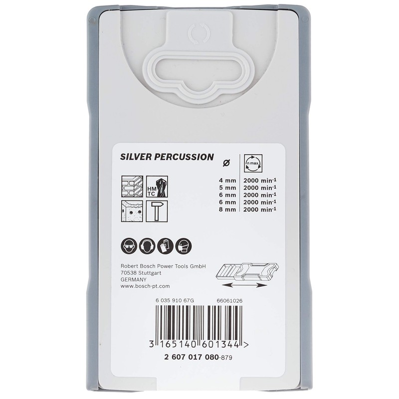 Bosch Professional 5-Piece Cyl-3 Concrete Drill Bit Set, Diameter 4–8