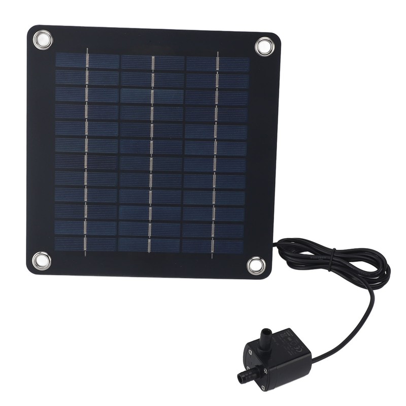 20W Monocrystalline Solar Panel with Garden Pond Fountain DC12V Pump