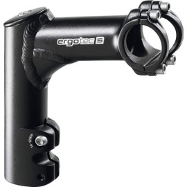 ergotec Ahead-Vorbauten Comfi 25.4 / Aluminium AL6061-T6, 15°, schwarz-sand, 100mm, 34501001