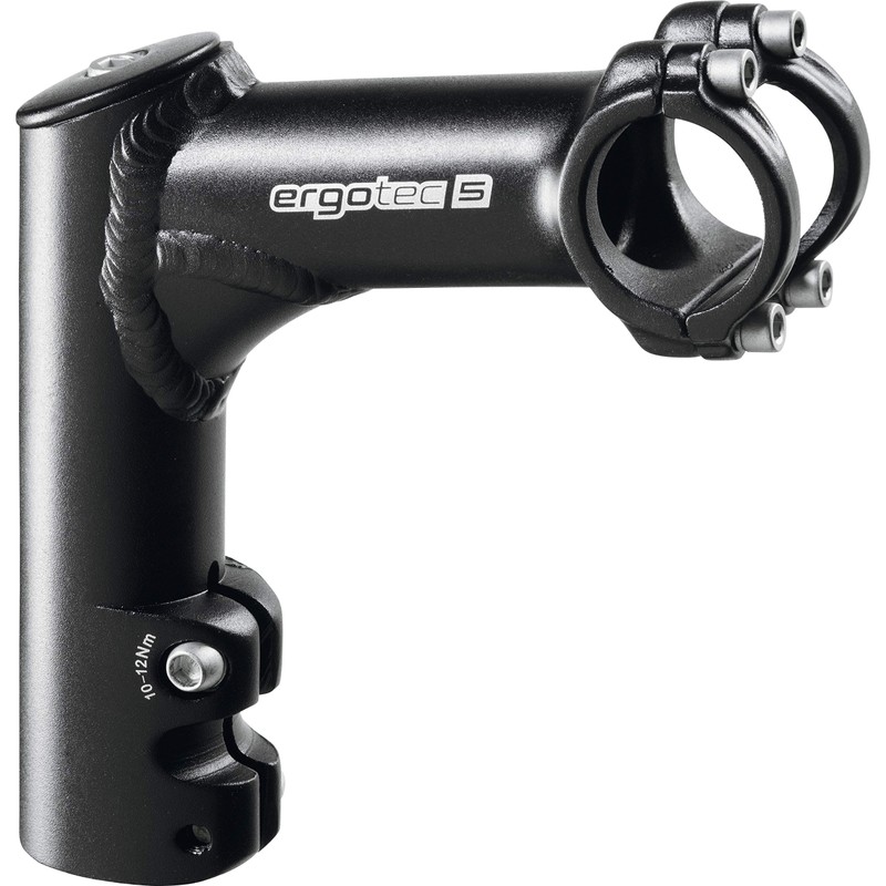 ergotec Ahead-Vorbauten Comfi 25.4 / Aluminium AL6061-T6, 15°, schwarz-sand, 100mm,
