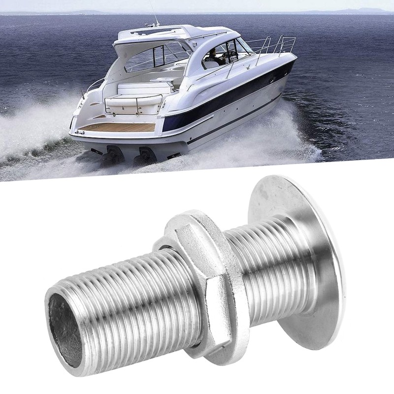316 Stainless Steel Thru Hull Water Drain Hose Barb Hardware