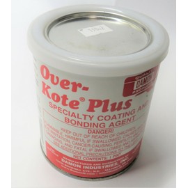Flywheel Supply Over Kote Plus Specialty Coating Bonding Agent Gas Fuel Tank Sealer Patch Glass